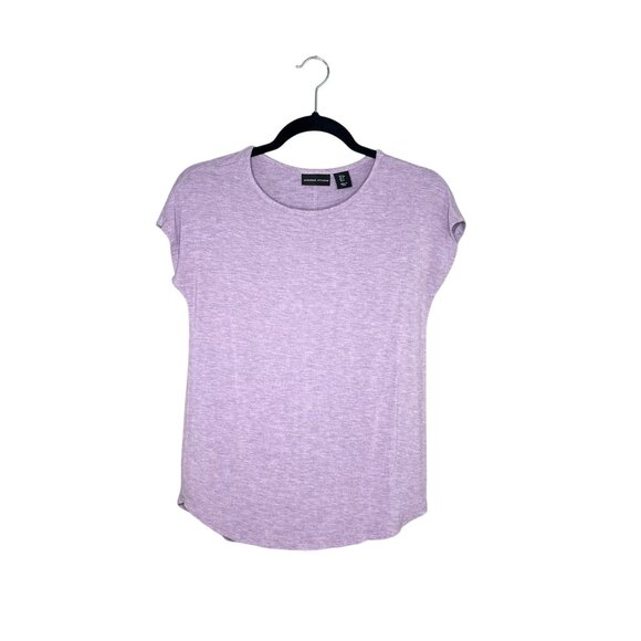 Adrienne Vittadini T-Shirt Size S Cap Sleeve Stretch Scoop Neck - Picture 1 of 5